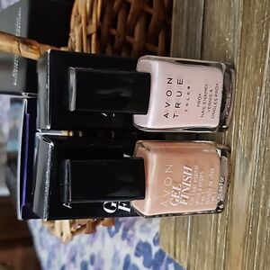 Avon Nail Polish Dazzle Pink and Pastel Pink
